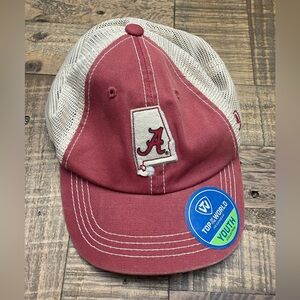 Top of the World Red and Cream Kids Hat